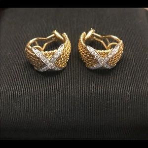 Tiffany & Co. Schlumberger Rope Six-Row Ear Clips.